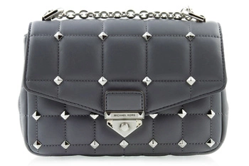 Torebka damska Michael Kors Soho szara skórzana