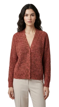 Sweter damski United Colors of Benetton kardigan z domieszką wełny