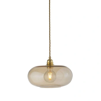 Lampa sufitowa Ebb & Flow wisząca szklana 29 cm