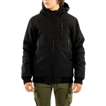 Kurtka młodzieżowa Kaporal Joyre czarna bomber z kapturem