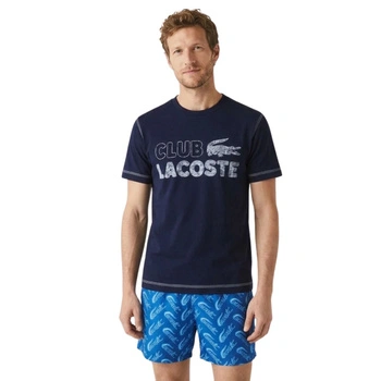 Koszulka męska Lacoste Club bawełna organiczna granatowa r. XS