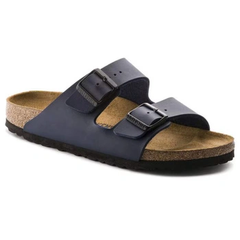Klapki męskie Birkenstock Arizona BS profilowane granatowe r. 45