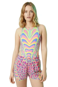 Spodenki damskie Desigual Club of Colors r. L