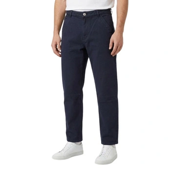 Spodnie męskie Zara workwear granatowe bawełna r. L
