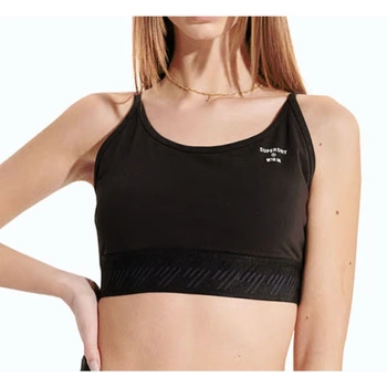 Biustonosz damski sportowy Superdry Essential Strappy top czarny