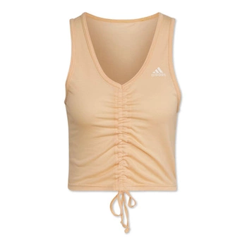 Koszulka damska Adidas Hyperglam sportowa pomarańczowa crop top