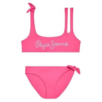 Strój kąpielowy dziewczęcy Pepe Jeans Daniela Bikini dwuczęściowy różowy