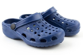 Buty dzieciece Playshoes klapki chodaki piankowe granatowe