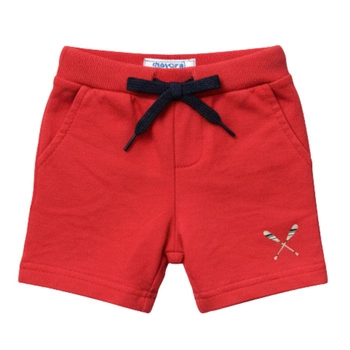 Spodenki chłopięce Mayoral krótkie wiązane dresowe czerwone