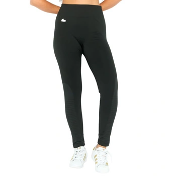 Spodnie damskie Lacoste sportowe treningowe legginsy czarne r. XS