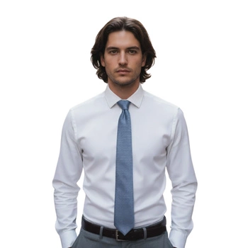 Krawat męski Calvin Klein granatowy