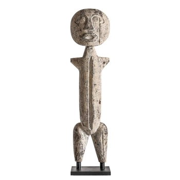 Rzeźba etniczna Barry Decorative z drewna tropikalnego ręcznie robiona 144 cm