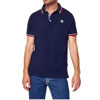 Koszulka męska Schott Harbour bawełniana polo granatowa