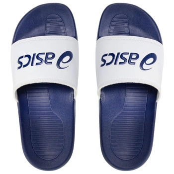 Klapki unisex Asics Slide sportowe na basen niebiesko-białe