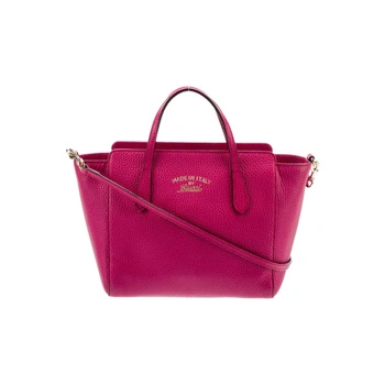 Torebka damska Gucci skórzana fuksja vintage