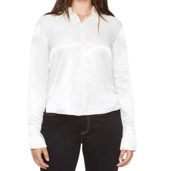 Bluzka damska Pepe Jeans Susan elegancka ecru długi rękaw