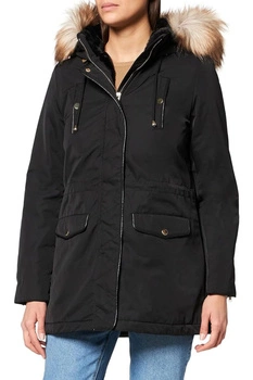 Płaszcz damska Naf Naf Bulila czarny parka