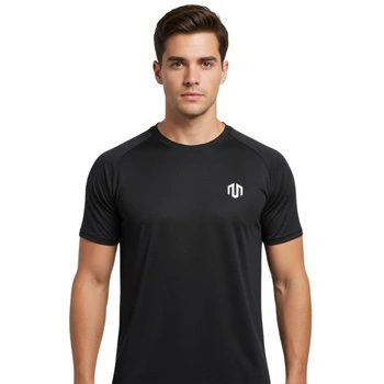 Koszulka męska Morotai Performance Basic 2.0 t-shirt czarna