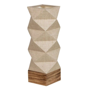 Lampa Brett Taflelemp stołowa papierowa drewno