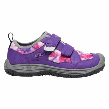 Buty dziecięce Keen Speed Hound miejskie sportowe na rzepy fioletowe