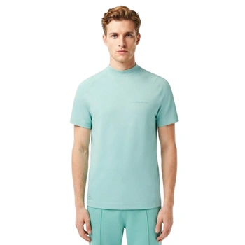 Koszulka męska Lacoste TH6702 zielona o kroju slim fit . XXL
