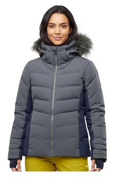 Kurtka narciarska damska Salomon Icetown puchowa