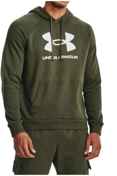 Bluza męska Under Armour Fleece Logo dresowa sportowa z kapturem kangurka r. XS