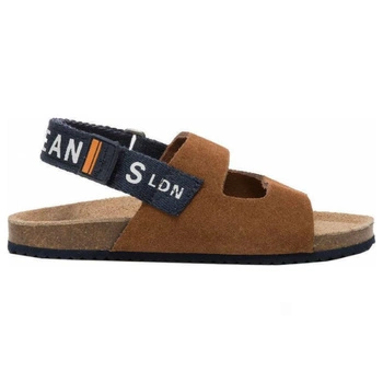 Sandały dziecięce Pepe Jeans Anatomic skórzane brązowe