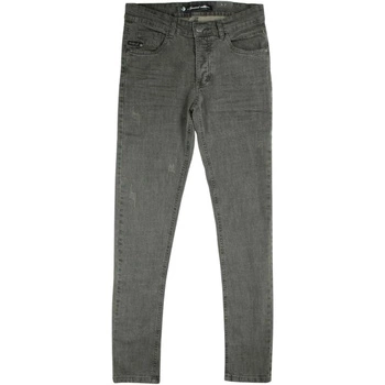 Spodnie męskie RG512 jeansy szare klasyczne slimy