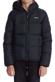 Kurtka młodzieżowa Dc Shoes Square Up - Quilted Puffer pikowana puchowa czarna