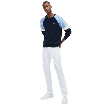 Spodnie męskie Lacoste chinosy białe o korju slim fit r. W38/L34