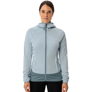 Bluza damska Vaude Tekoa Fleece II niebieska techniczna z kapturem r. M