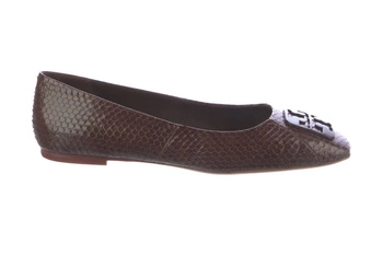 Buty damskie Tory Burch Georgia baleriny brązowe