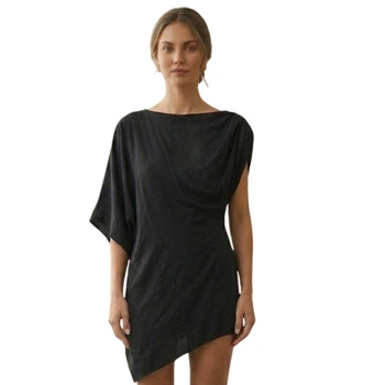 Sukienka damska Zara mini asymetryczne czarna r. XS