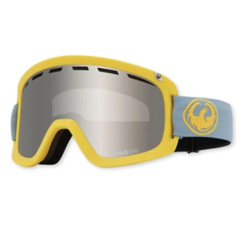 Gogle narciarskie Dragon D1 OTG snowboardowe zółte dwie soczewki S3, S1