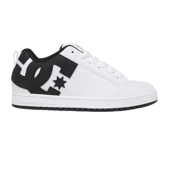 Buty męskie Dc Shoes Court Graffik kultowe sneakersy skórzane białe