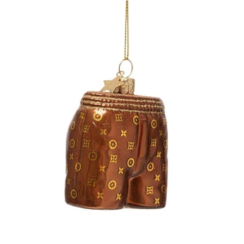 Bombka choinkowa Vondels Bokserki ozdoba bożonarodzeniowa szklana