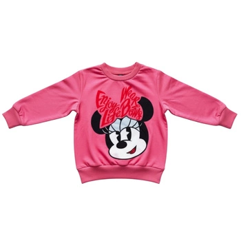 Bluza dziewczęca Disney Minnie Mouse różowa klasyczna