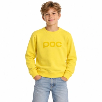 Bluza dziecięca POC Crew bawełniana sportowa żółta r. 140
