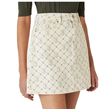 Spódnica damska Trussardi Denim mini jeansowa  z logo