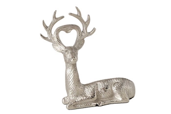 Figurka renifer Boltze renifer metalowy z funkcją otwierania butelek