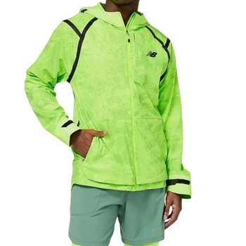 Kurtka męska New Balance Impact Run sportowa do biegania wodoodporna r. S