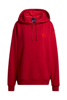 Bluza damska Adidas x Ivy Park Ivp Hoodie bawełniana czerwona