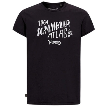 Koszulka męska Norton Joshua bawełniana z nadrukiem czarna