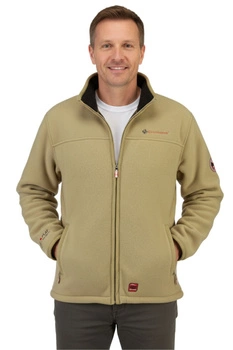 Kurtka polarowa męska Canadian Peak Uber beżowa