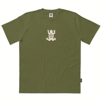 Koszulka męska The Dudes El Bufo Classic T-Shirt bawełniana khaki
