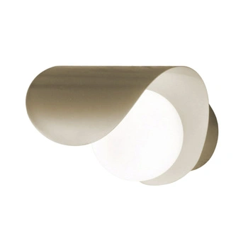 Lampa ścienna / Kinkiet Fabas Illuminazione Adria – matowe złoto