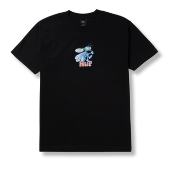 Koszulka męska HUF Blood Drunk bawełniana czarna z nadrukiem