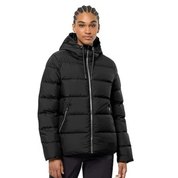Kurtka Jack Wolfskin Frozen Palace damska puchowa zimowa czarna