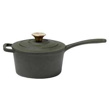 Garnek Vinga Motne z pokrywką żeliwny zielony rondel 1,9 l